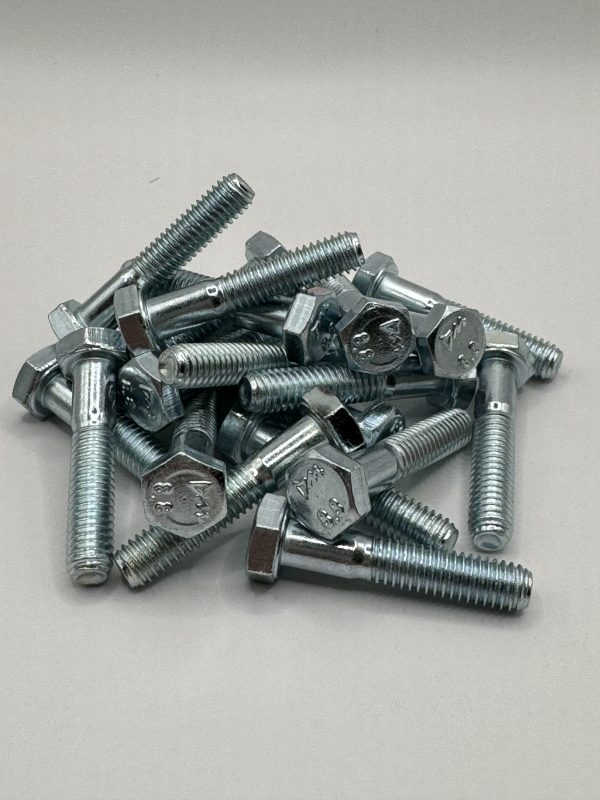 Sechskant Schrauben DIN 931 verzinkt M 8 x 20 verzinkt 1.000 Stück